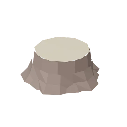Sawn conifer stump (Temperate Forest Ecology)
