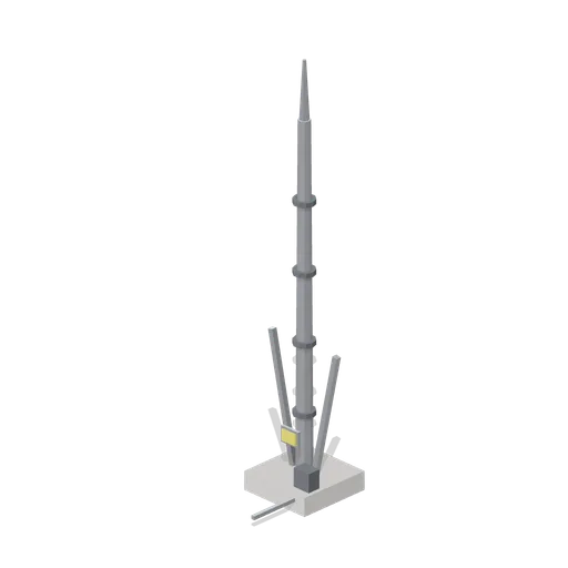Lightning Arrestor (Rocket Launch Pad and Gantry)