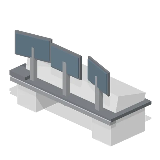 Firing Room Console (Rocket Launch Pad and Gantry)