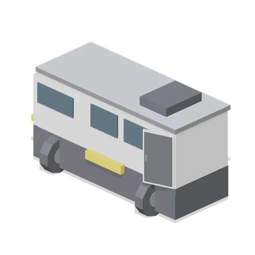 Crew Transfer Van (Rocket Launch Pad and Gantry)