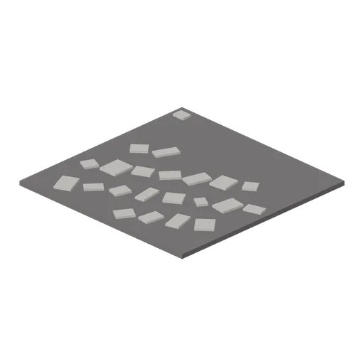 Burnt Scrub Ground Tile (Rocket Launch Pad and Gantry)