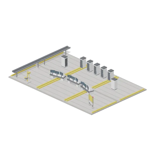 Firing Room Console Bay (Rocket Launch Pad and Gantry)