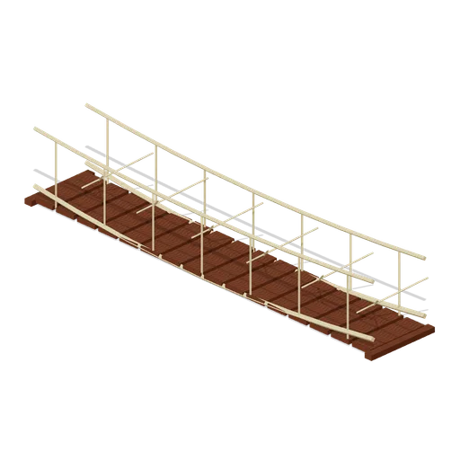 Rope Suspension Bridge (Andean Terraces and Stone Village)