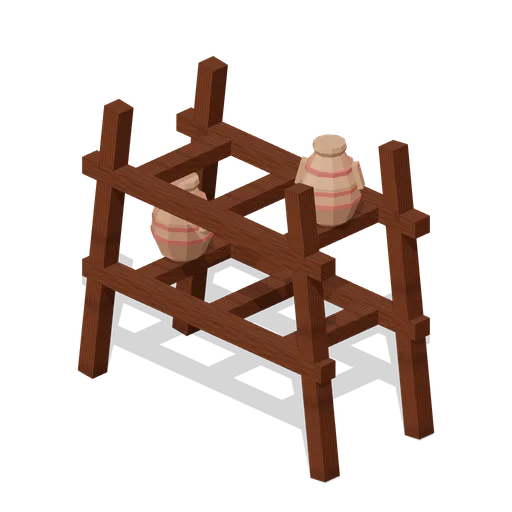Jar Rack (Andean Terraces and Stone Village)