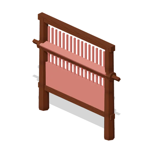 Upright Loom (Andean Terraces and Stone Village)