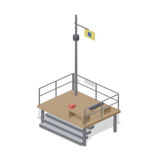 Start line gun platform (Marina and Yacht Club)