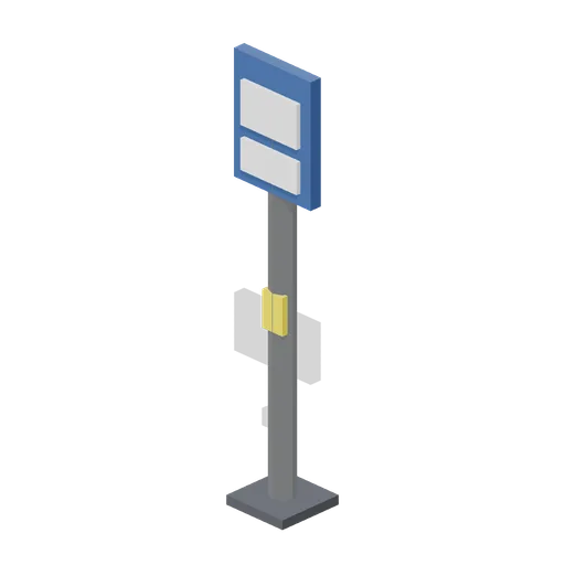 Berth number post (Marina and Yacht Club)