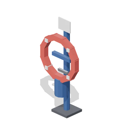 Lifebuoy stand (Marina and Yacht Club)