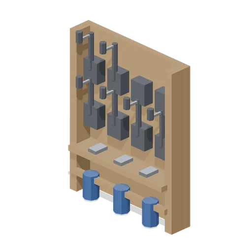 Winch handle rack (Marina and Yacht Club)
