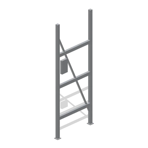 Grow rack end frame (Vertical Farm and Hydroponics Tower)