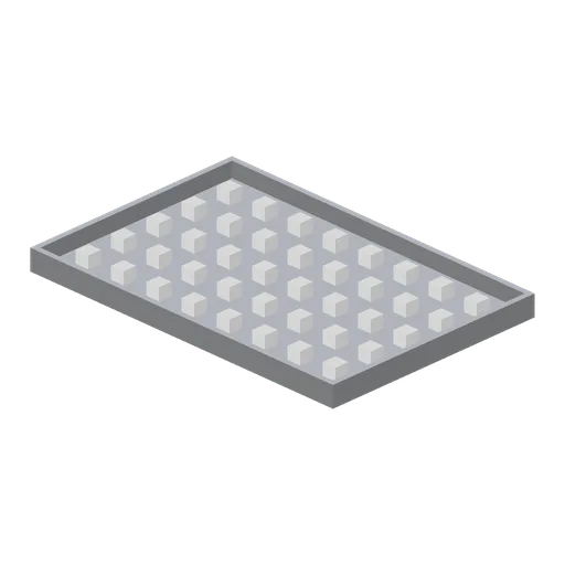 Grow tray, freshly sown (Vertical Farm and Hydroponics Tower)