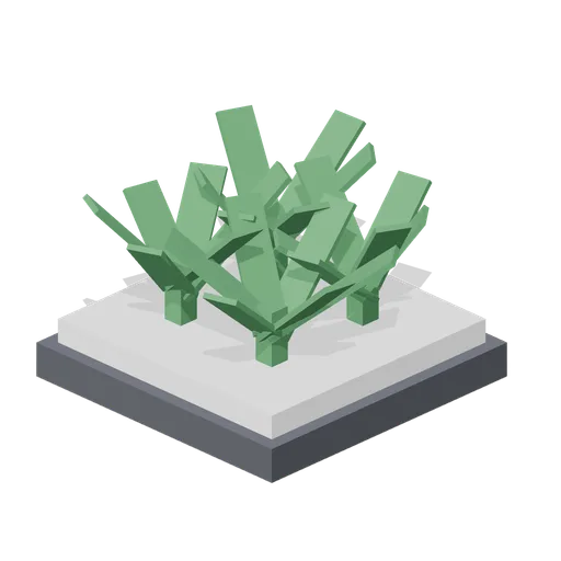 Leafy crop cluster, kale (Vertical Farm and Hydroponics Tower)