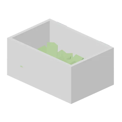 Harvest crate (Vertical Farm and Hydroponics Tower)