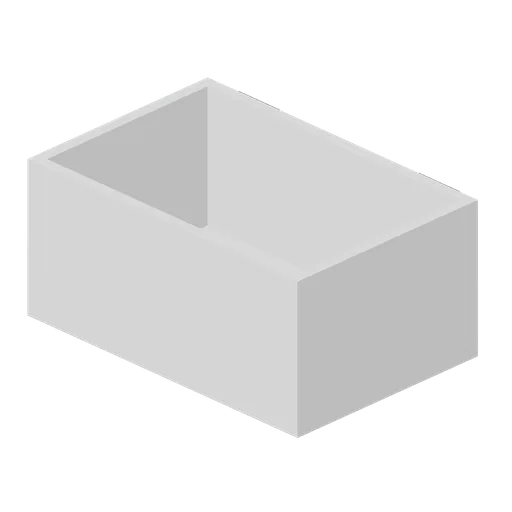 Harvest crate, empty (Vertical Farm and Hydroponics Tower)