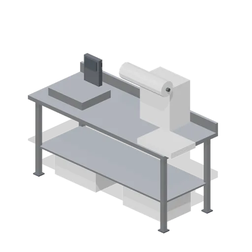 Packing bench (Vertical Farm and Hydroponics Tower)