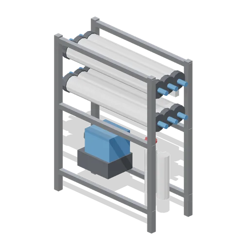 Reverse osmosis rack (Vertical Farm and Hydroponics Tower)