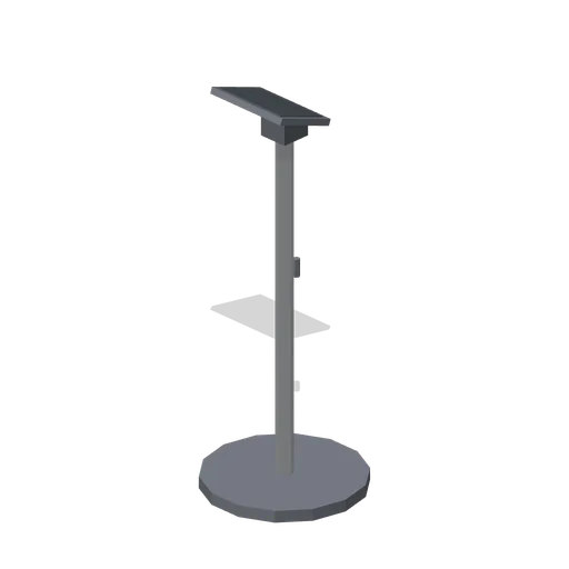 Monitoring tablet on a stand (Vertical Farm and Hydroponics Tower)