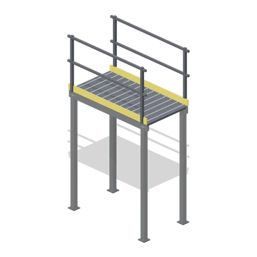 Mezzanine walkway, 2 m (Vertical Farm and Hydroponics Tower)