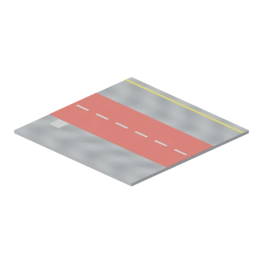 Jogging track deck plate, 6 m (Cruise Ship Deck and Lounge)