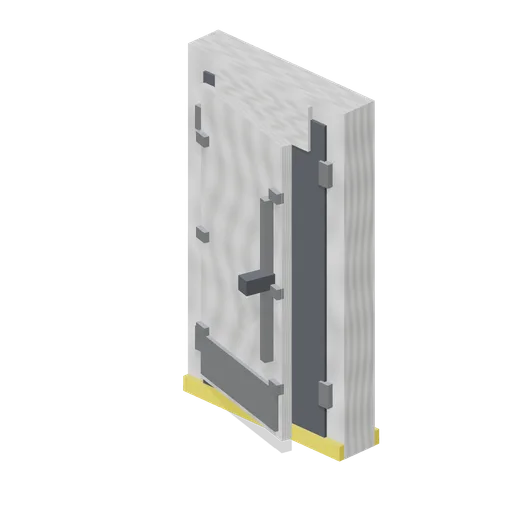 Watertight crew door (Cruise Ship Deck and Lounge)