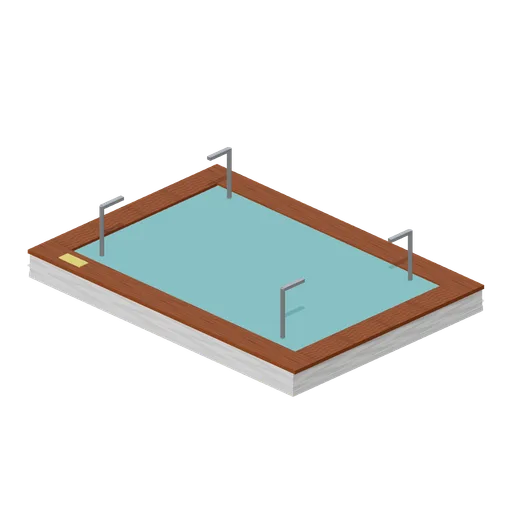 Deck pool with surround (Cruise Ship Deck and Lounge)