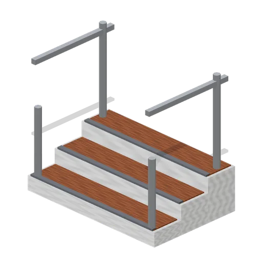 Pool entry steps (Cruise Ship Deck and Lounge)