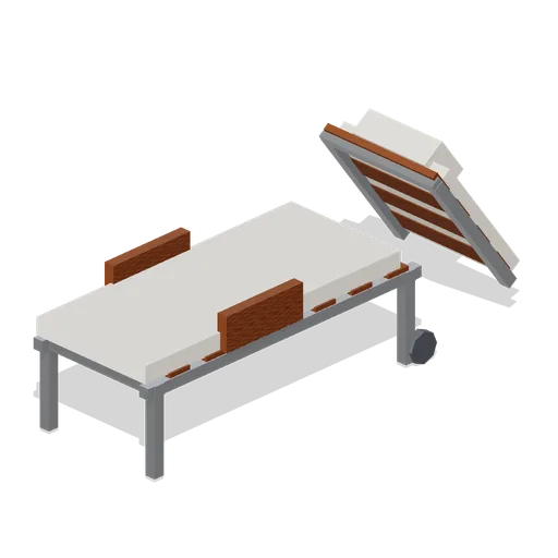 Sun lounger, backrest up (Cruise Ship Deck and Lounge)