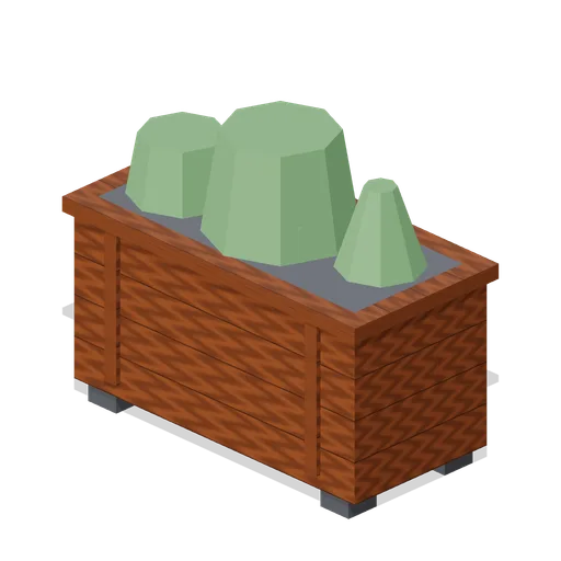 Deck planter (Cruise Ship Deck and Lounge)