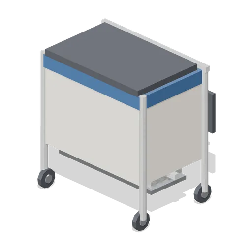 Linen cart (Cruise Ship Deck and Lounge)