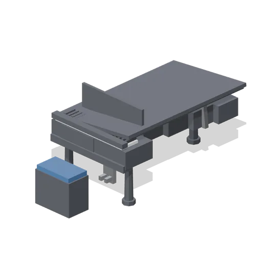 Grand piano (Cruise Ship Deck and Lounge)