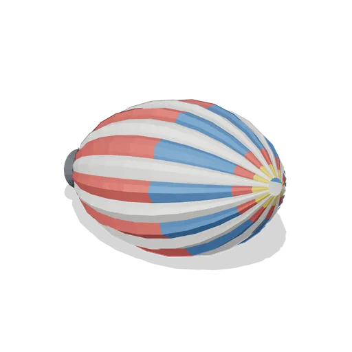 Hot Air Balloon Envelope, Part Inflated (Hot Air Balloon Festival)