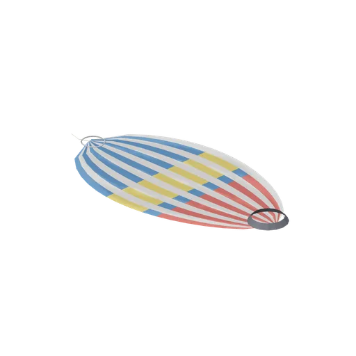 Hot Air Balloon Envelope, Laid Out, Blue Livery (Hot Air Balloon Festival)