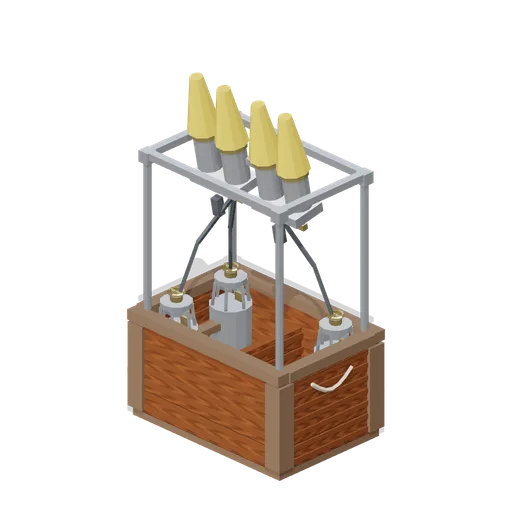 Balloon Basket with Burner Frame (Hot Air Balloon Festival)