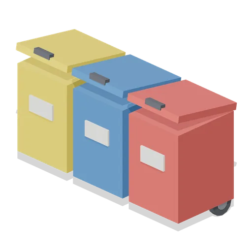Wheeled Bin Cluster (Hot Air Balloon Festival)