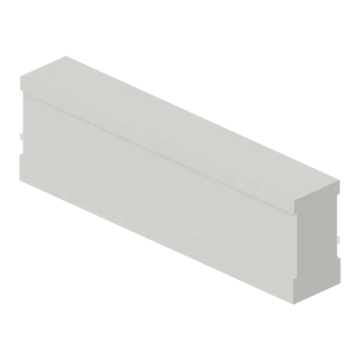 Stepped stone plinth wall, 3 m (Botanical Glasshouse and Palm House)