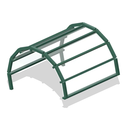 Barrel vault roof section, 3 m span (Botanical Glasshouse and Palm House)