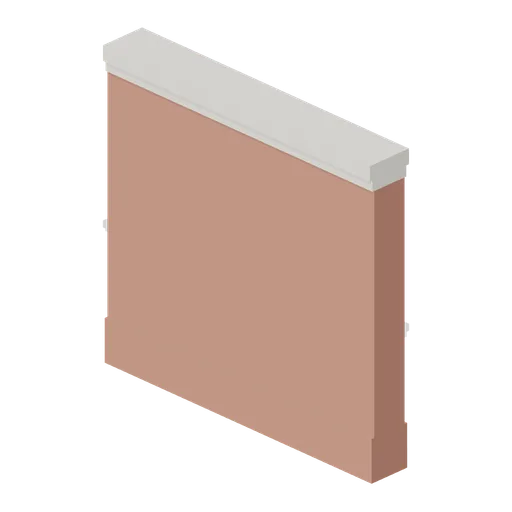 Brick boiler house wall, 3 m (Botanical Glasshouse and Palm House)