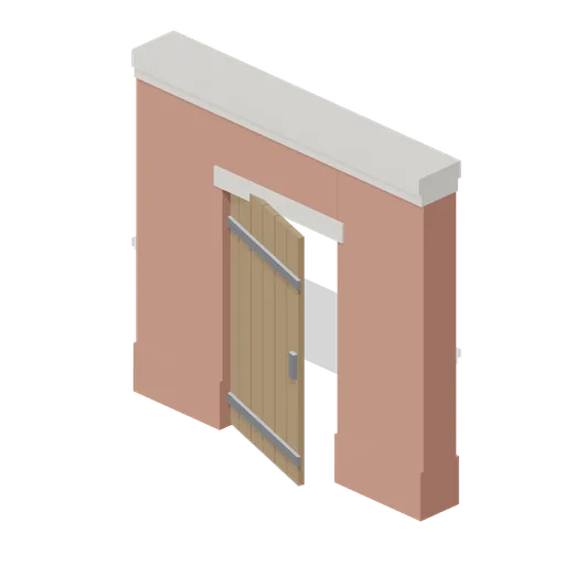 Boiler house door module, 3 m (Botanical Glasshouse and Palm House)