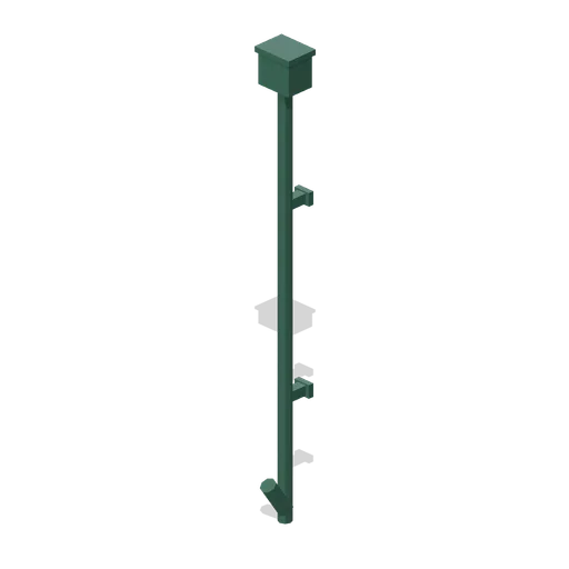 Rainwater downpipe with hopper head, 4.2 m (Botanical Glasshouse and Palm House)