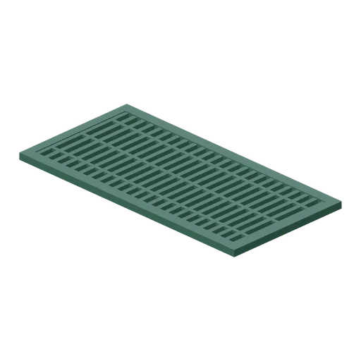 Cast iron grated floor section, 3 m (Botanical Glasshouse and Palm House)
