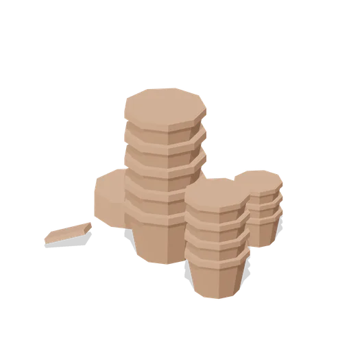 Clay pot stack (Botanical Glasshouse and Palm House)
