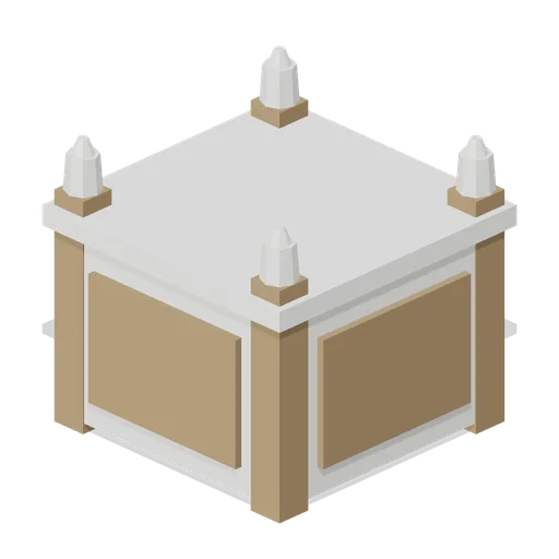 Square timber palm planter tub, 1.1 m (Botanical Glasshouse and Palm House)