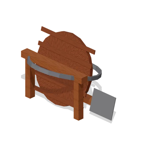 Cask End, Blank Stencil (Distillery and Bonded Warehouse)