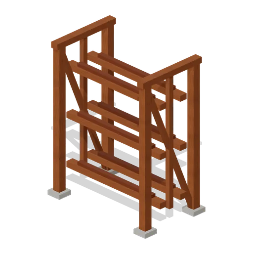 Cask Rack, Three Tier (Distillery and Bonded Warehouse)