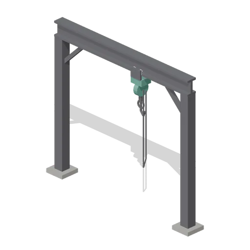 Cask Hoist Rail with Chain Block (Distillery and Bonded Warehouse)