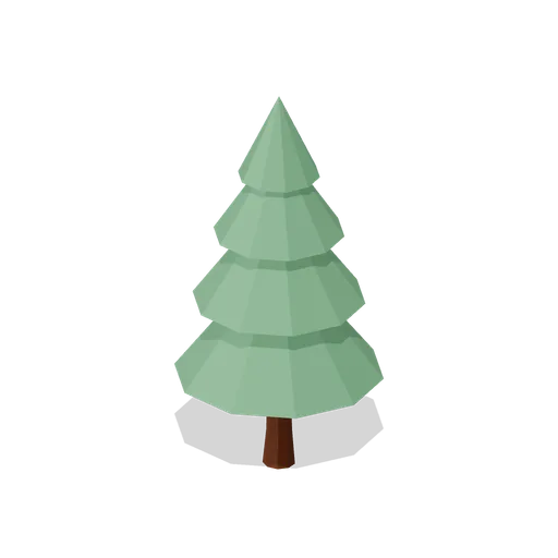 Stylized Pine Tree Tall (Stylized Trees and Rocks Kit)
