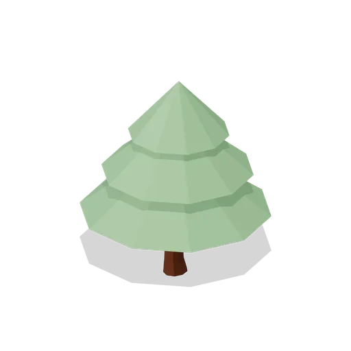 Stylized Pine Tree Wide (Stylized Trees and Rocks Kit)