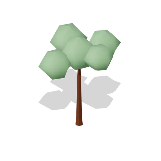 Stylized Oak Tree Young (Stylized Trees and Rocks Kit)