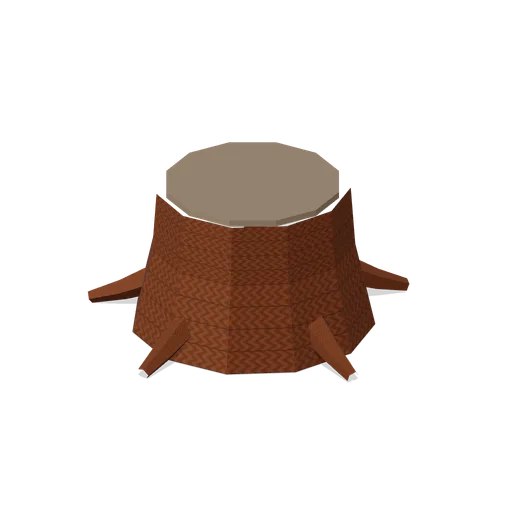 Stylized Oak Tree Stump (Stylized Trees and Rocks Kit)