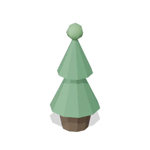 Stylized Topiary Cone (Stylized Trees and Rocks Kit)